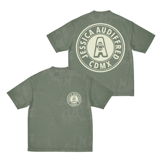 JA EYE CUSTOM DYED GREEN TEE